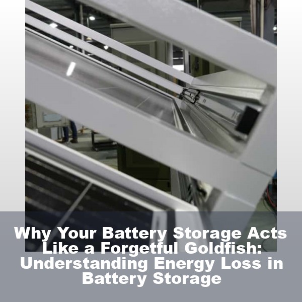 Why Your Battery Storage Acts Like a Forgetful Goldfish: Understanding Energy Loss in Battery Storage